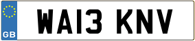Truck License Plate